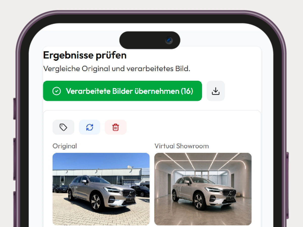 Schritt 03: Fertige Fotos erhalten